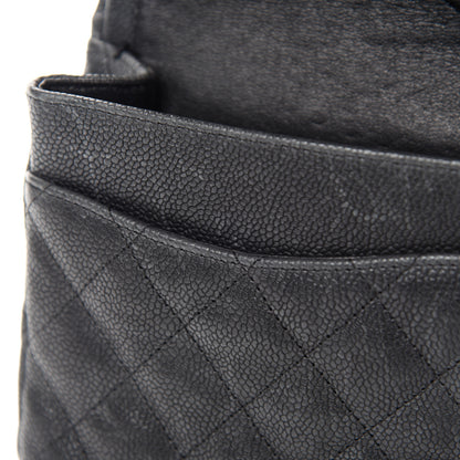 Chanel Washed Caviar Quilted 2.55 Reissue 225 Bijoux Chain Flap Black 8 of 13