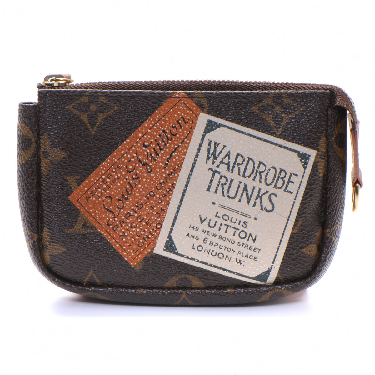 Louis Vuitton Monogram Trunks and Bags Pochette Cles Key Holder 1 of 8