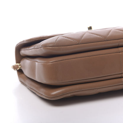 Chanel Lambskin Quilted Small Trendy CC Flap Dual Handle Bag Camel 10 of 13