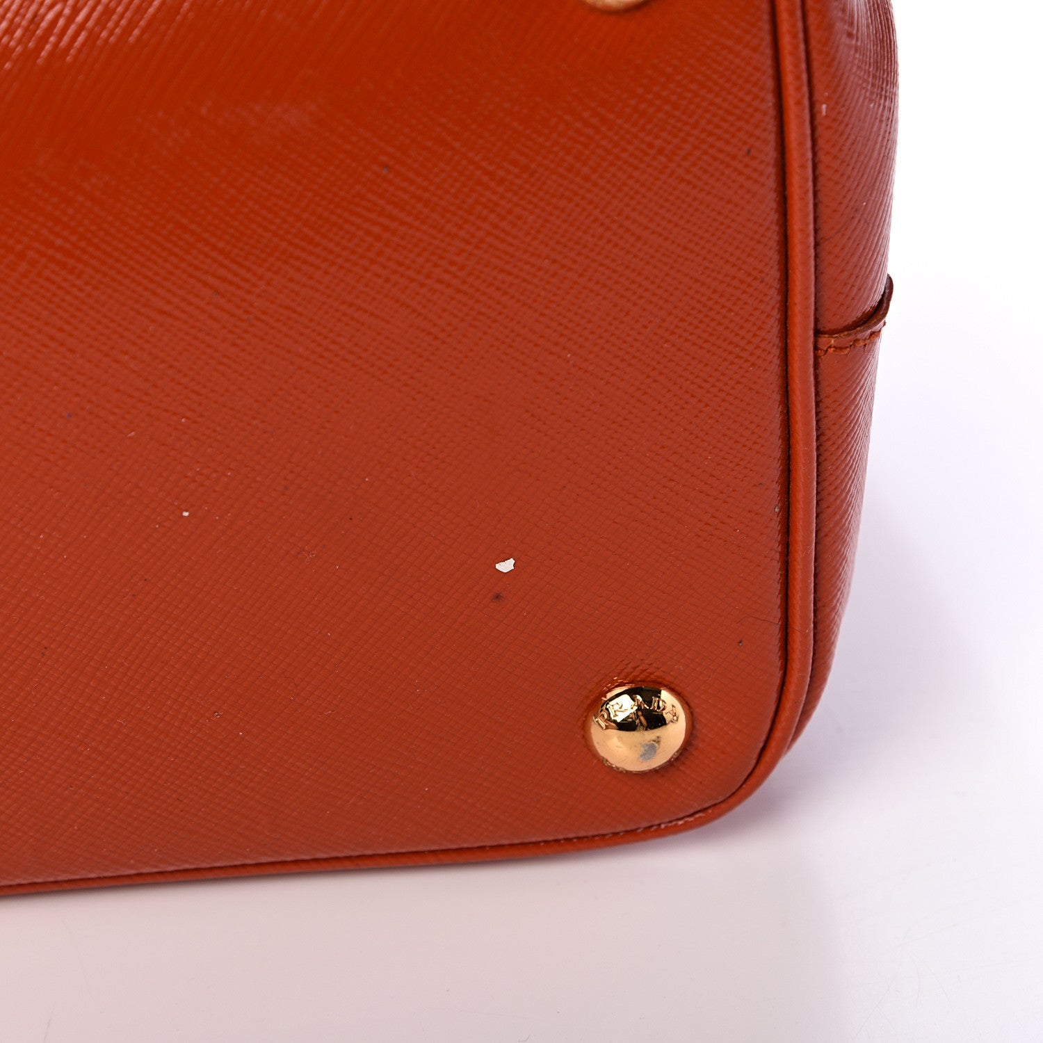Prada Saffiano Medium Galleria Double Zip Tote Papaya 19 of 27