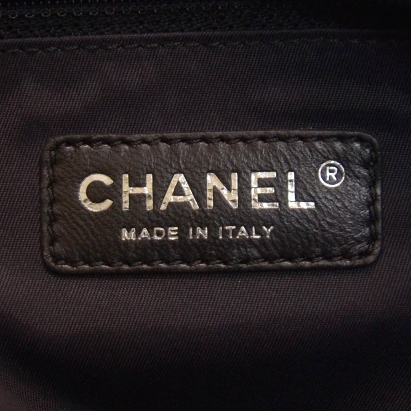 Coated Canvas Large Paris Biarritz Tote Black