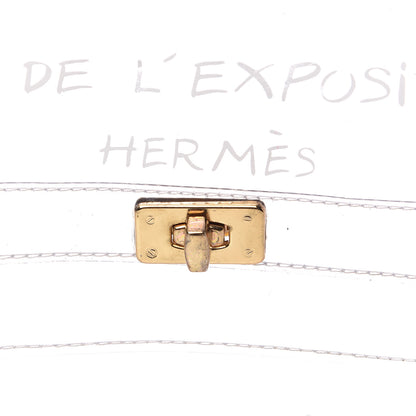 Hermes Vinyl Souvenir De L'Exposition Kelly Transparent 6 of 9