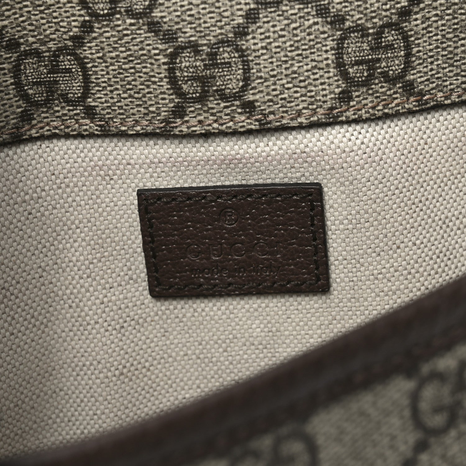 Gucci GG Supreme Monogram Neo Vintage Web Belt Bag Brown 6 of 10