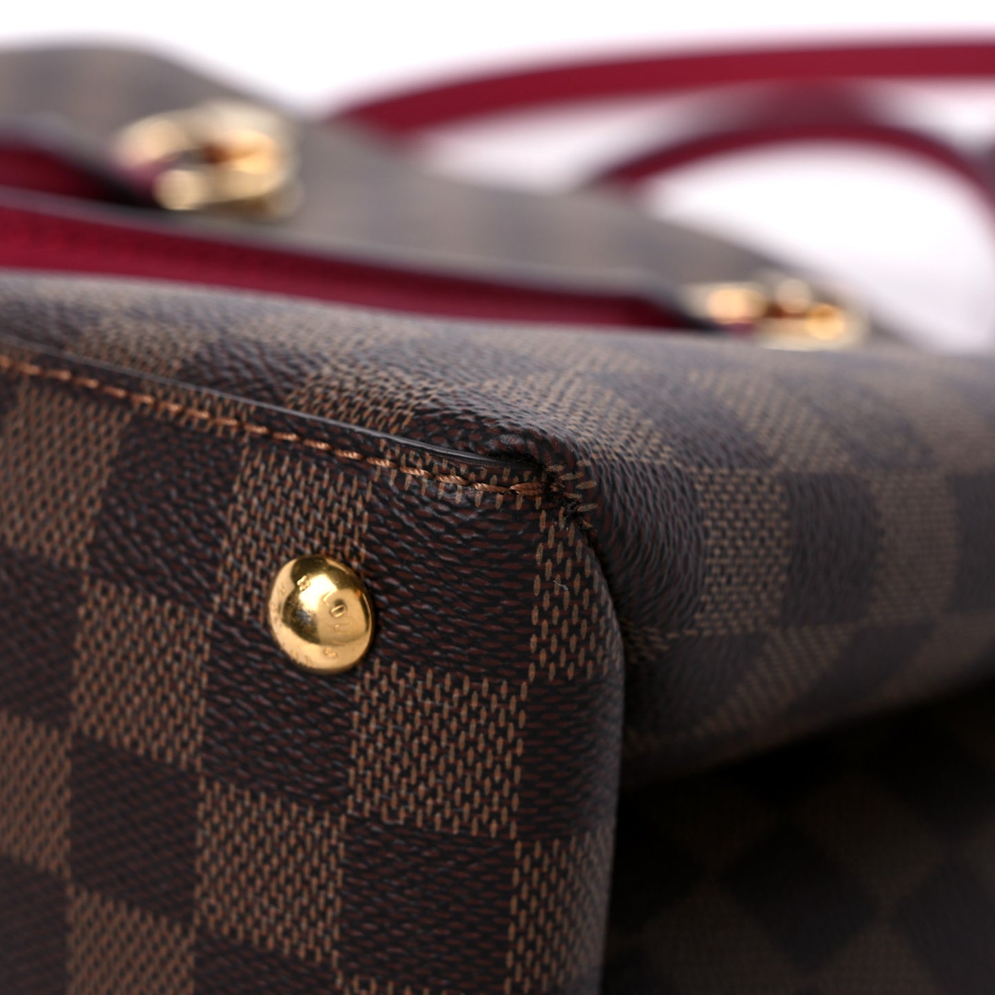 Damier Ebene LV Riverside Lie De Vin