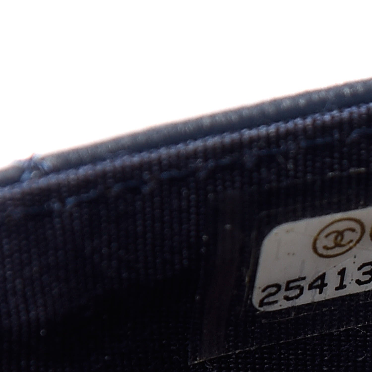 Chanel Lambskin Quilted Boy Card Holder Wallet Navy 8 of 9