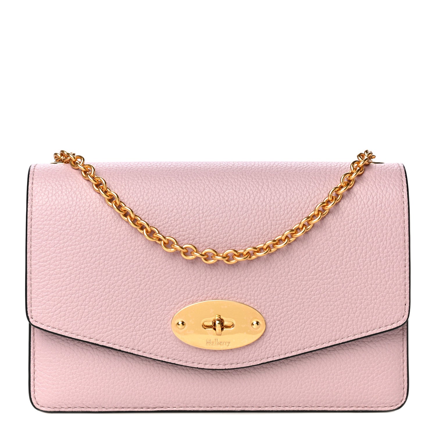Mulberry Small Classic Grain Calfskin Small Darley Powder Pink 1 of 14