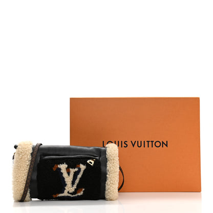 Louis Vuitton Calfskin Monogram Teddy Muffle Black 10 of 10