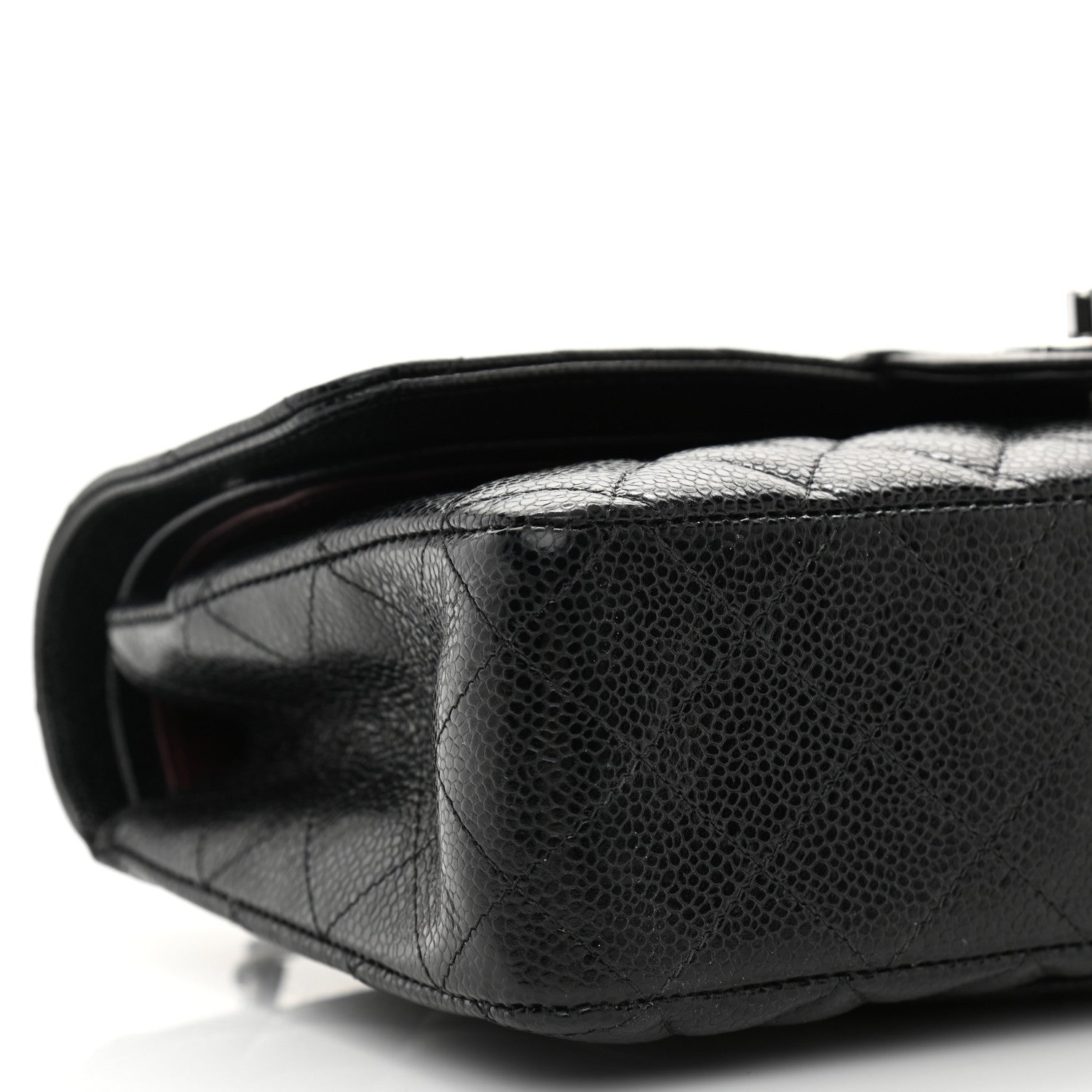 Chanel Caviar Quilted Medium Double Flap Black 10 of 12