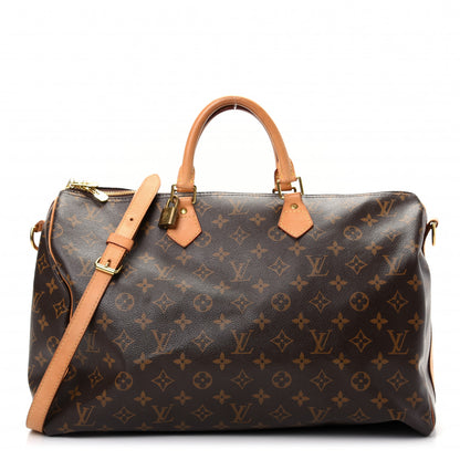 Louis Vuitton Monogram Speedy Bandouliere 40 1 of 11