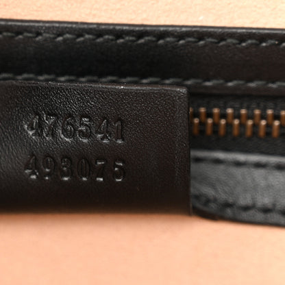 Gucci Calfskin Sylvie Web Small Queen Margaret Top Handle Bag Black 7 of 13