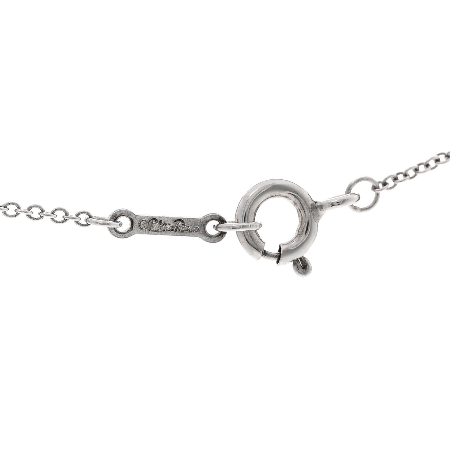 Tiffany Sterling Silver Mini Paloma Picasso Loving Heart Pendant Necklace 5 of 5