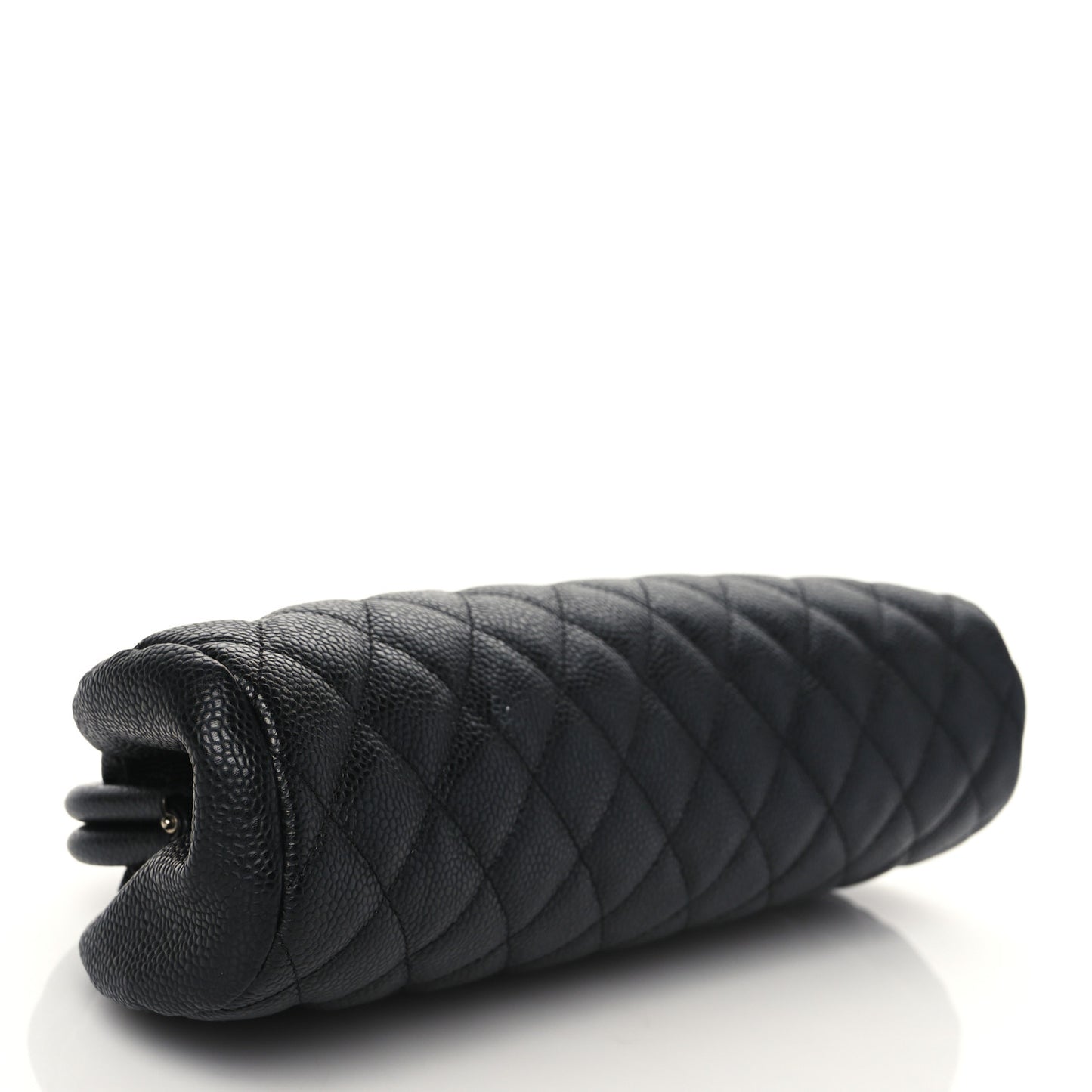 Caviar Quilted Timeless Clutch Black