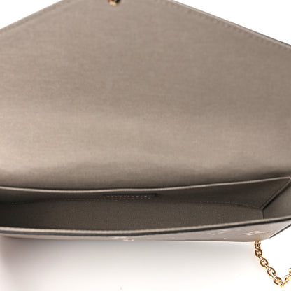 Louis Vuitton Empreinte Monogram Giant Felicie Pochette Tourterelle Creme 7 of 11