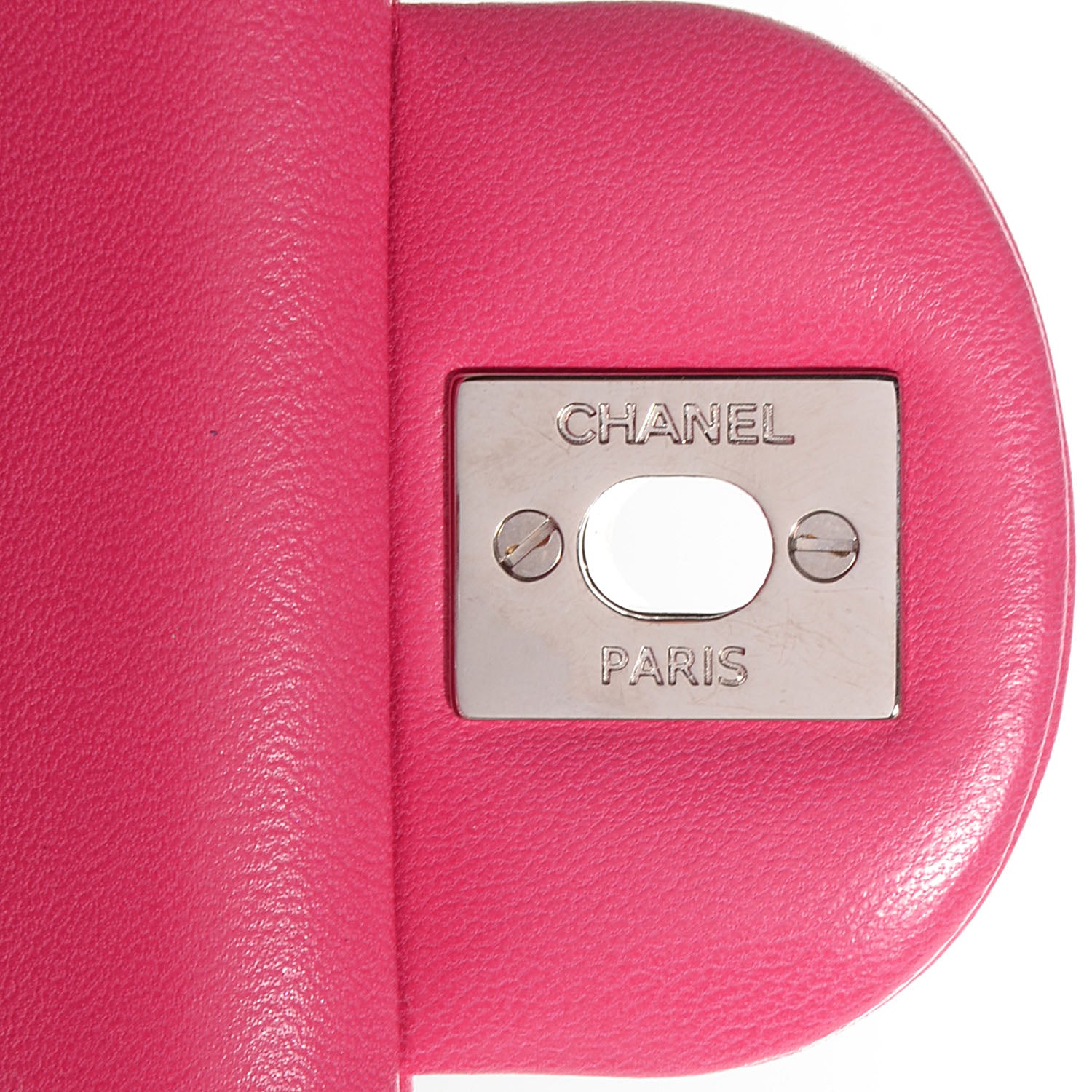 Chanel Lambskin Medium Double Flap Dark Pink 7 of 9