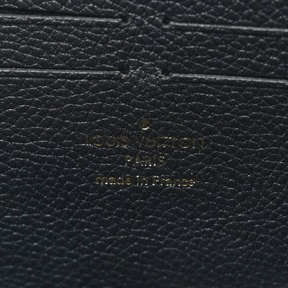 Louis Vuitton Empreinte Monogram Giant Clemence Wallet Black Beige 7 of 8