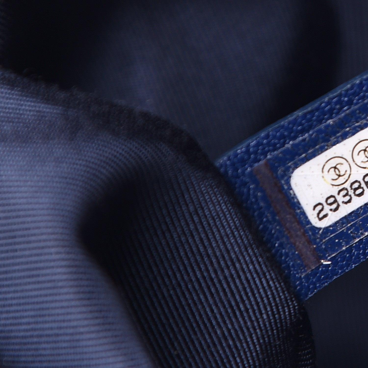 Chanel Lambskin Quilted Large 19 Flap Navy Blue 7 of 10