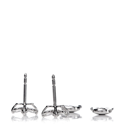 Tiffany Platinum Diamond .64ct Small Victoria Earrings 3 of 5