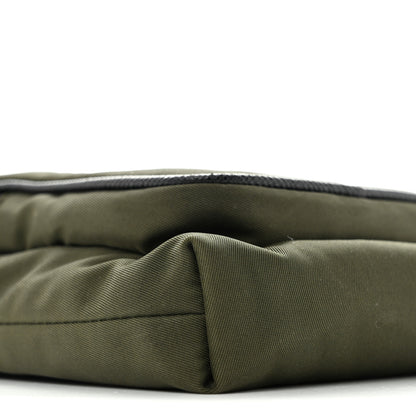 Prada Tessuto Nylon Saffiano Phone Case Crossbody Green 8 of 12