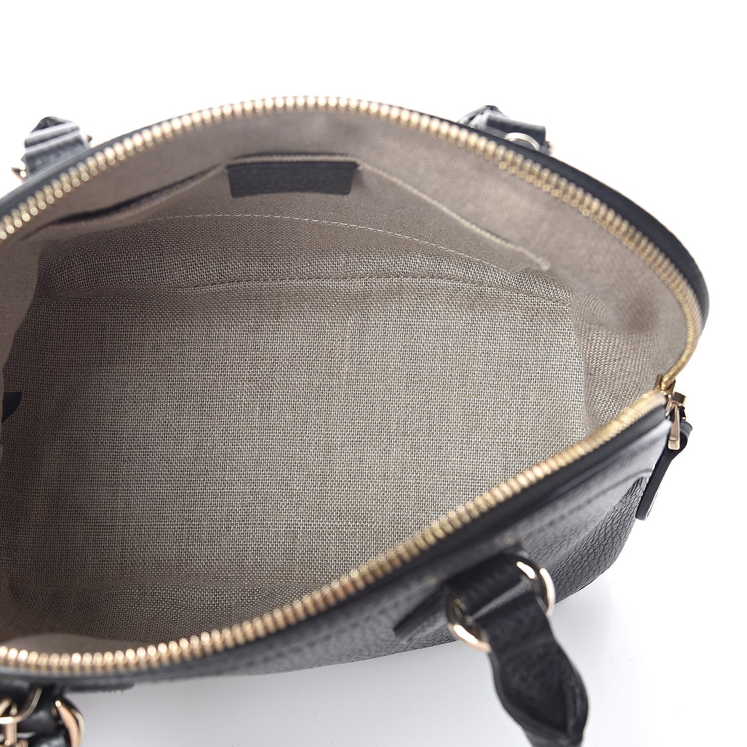 Gucci Dollar Calfskin Small GG Charm Dome Bag Black 5 of 9