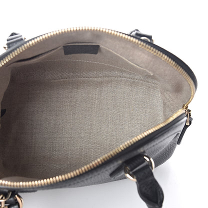 Gucci Dollar Calfskin Small GG Charm Dome Bag Black 5 of 9