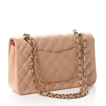 Chanel Lambskin Quilted Medium Double Flap Salmon Pink 3 of 13