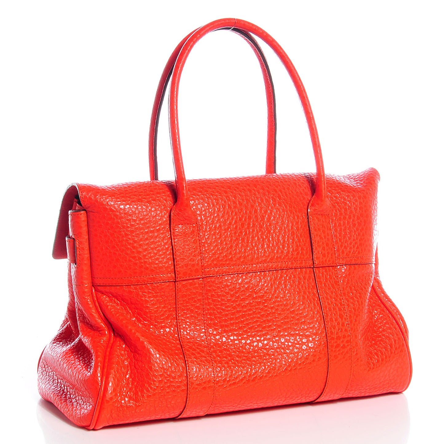 Shiny Grain Bayswater Satchel Flame