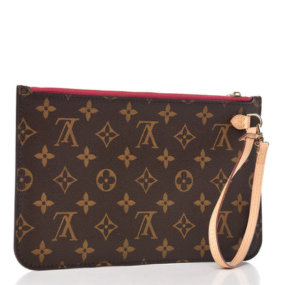 Louis Vuitton Monogram Neverfull MM GM Pochette Pivoine 3 of 8