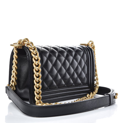 Chanel Caviar Quilted Small Boy Flap Black 3 of 11
