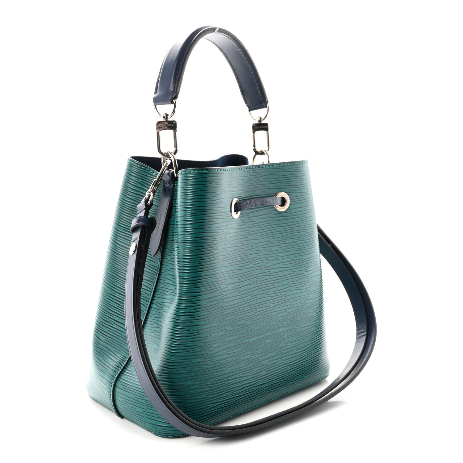 Louis Vuitton Epi Neonoe BB Emerald Green Indigo 3 of 10