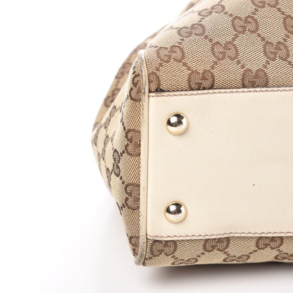 Gucci Monogram Peggy Braided Tote Off White 15 of 17