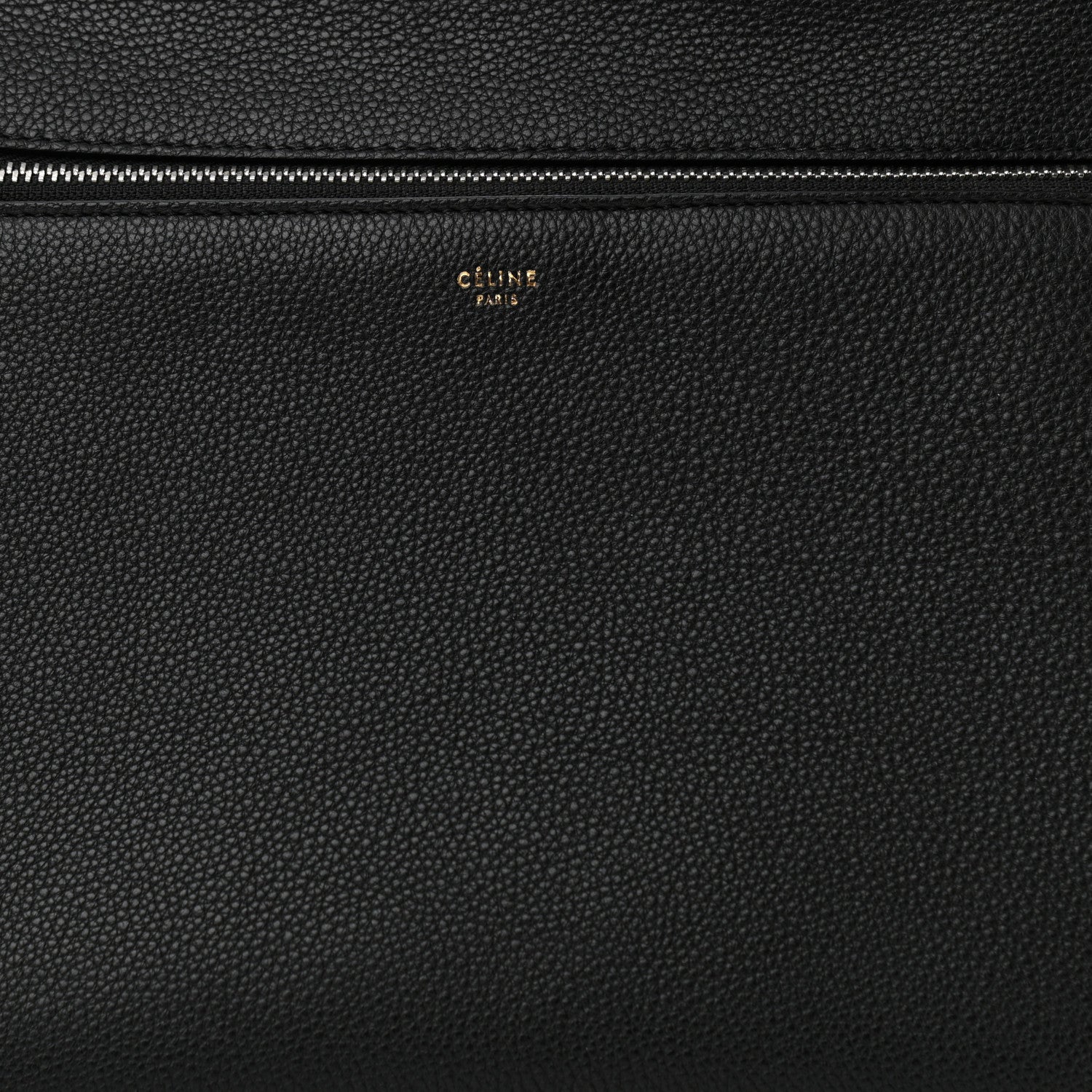 Celine Supple Calfskin Medium Edge Shoulder Bag Black 6 of 11
