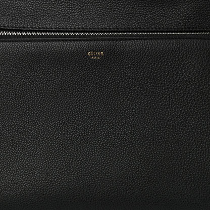 Celine Supple Calfskin Medium Edge Shoulder Bag Black 6 of 11