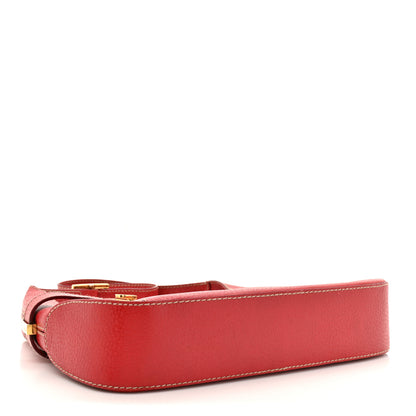 Salvatore Ferragamo Pigskin Gancini Hobo Red 4 of 13
