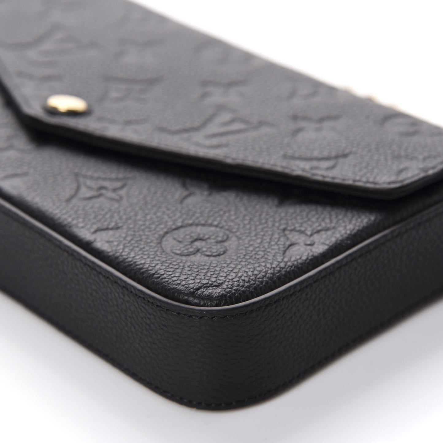 Empreinte Pochette Felicie Chain Wallet Black