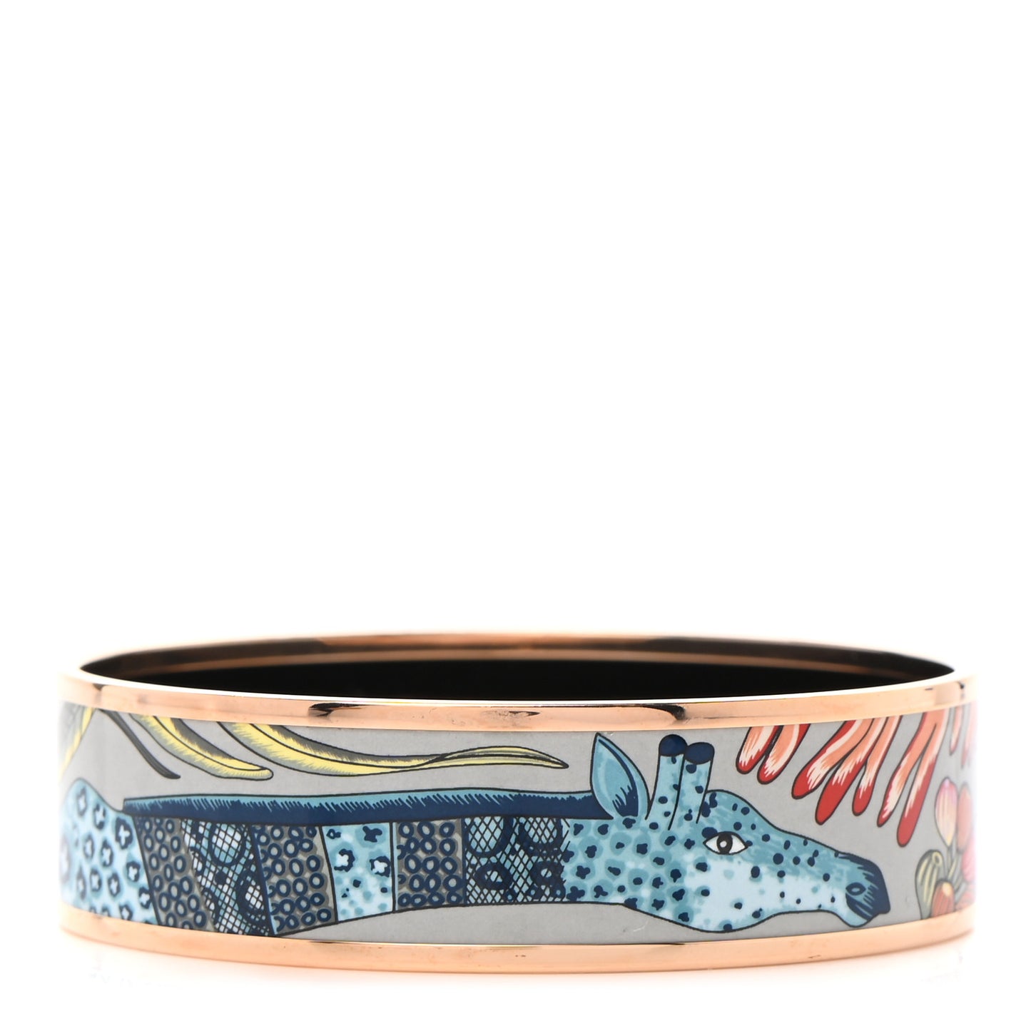 Enamel Printed Wide Le Marche de Savana Bracelet 70 Romantique