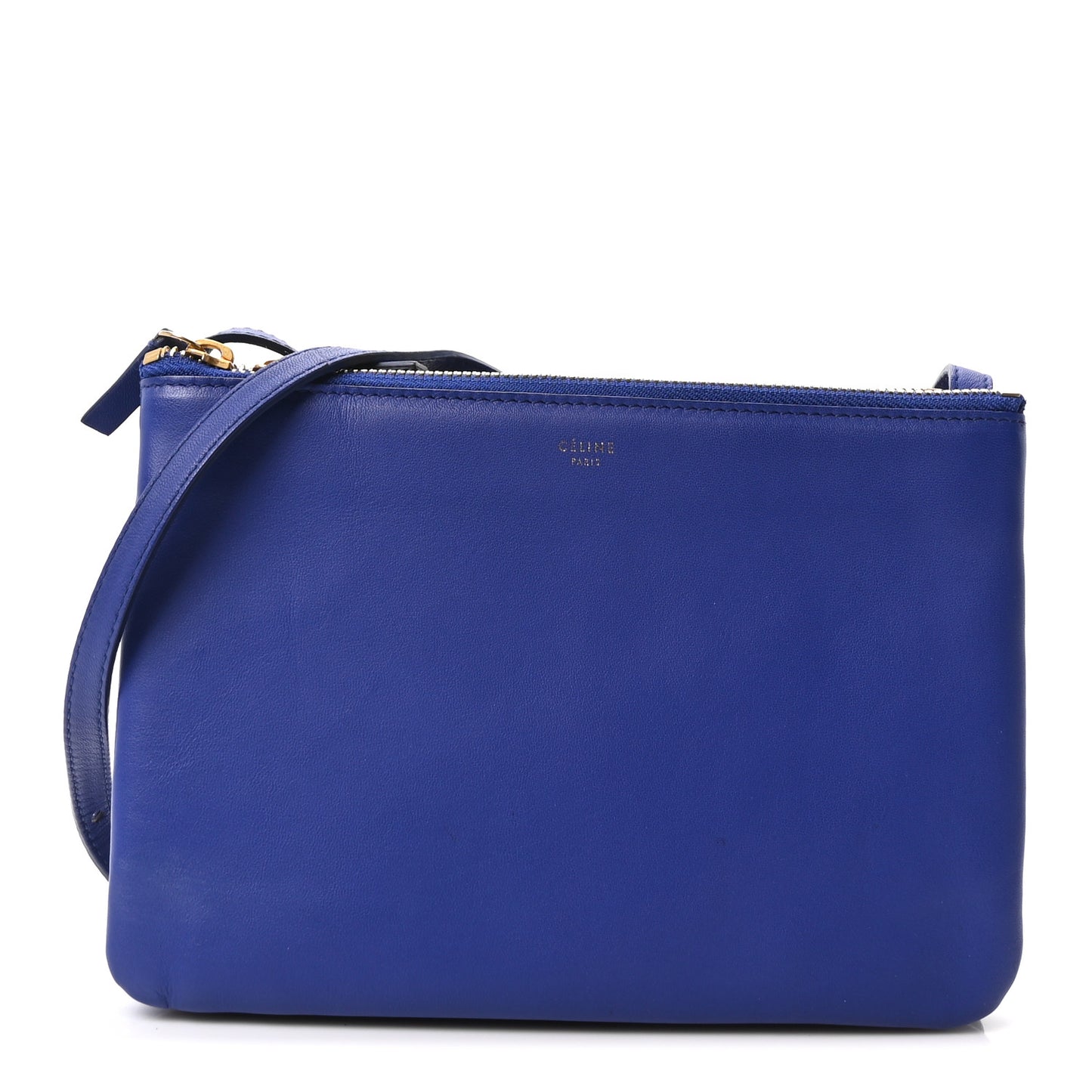 Lambskin Small Trio Crossbody Bag Royal Blue