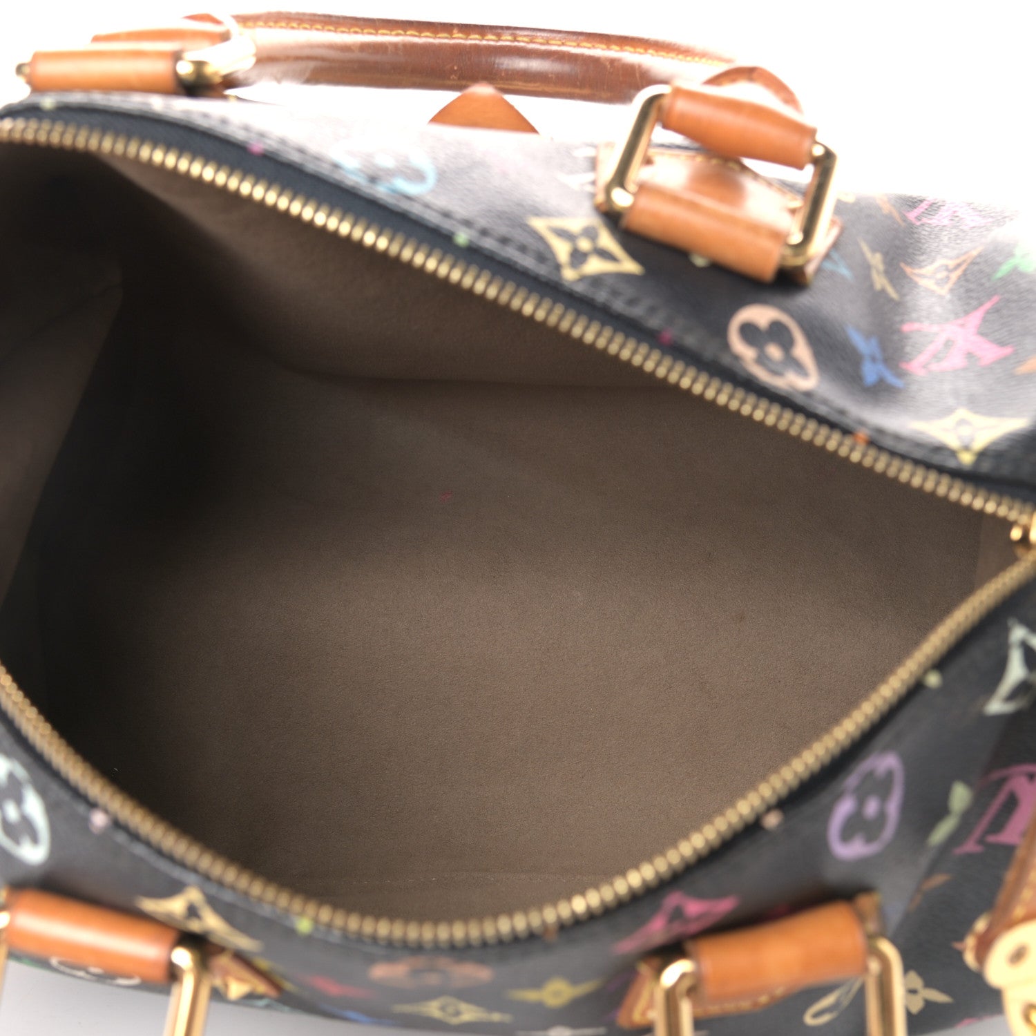 Louis Vuitton Monogram Multicolor Speedy 30 Black 5 of 16