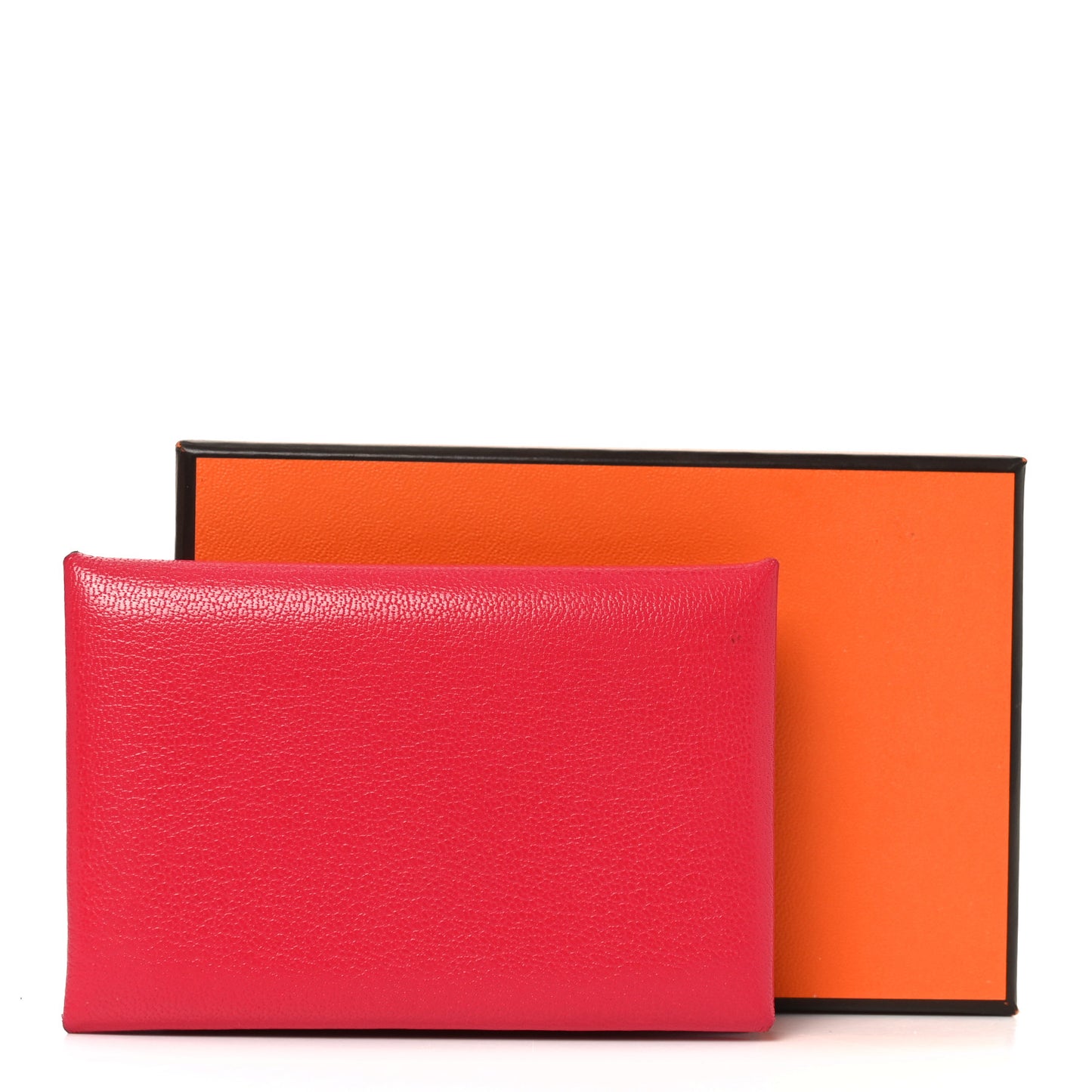 Chevre Mysore Calvi Card Case Rose Extreme