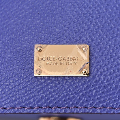 Dolce & Gabbana DOLCE &amp; GABBANA Dauphine Small Miss Sicily Satchel Purple 7 of 12