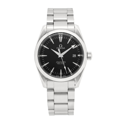 Omega Stainless Steel 36mm Seamaster Aqua Terra Quartz Watch Black 2518.50 1 of 4