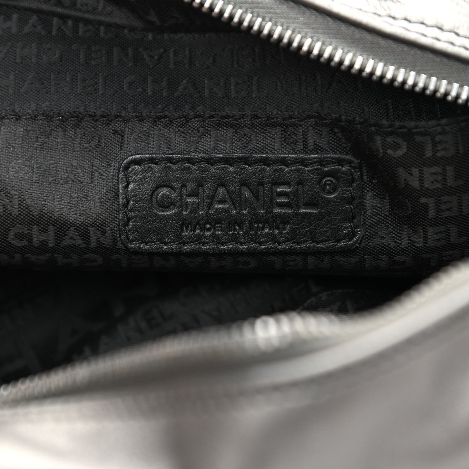 Chanel Metallic Lambskin Tassel Shoulder Bag Silver 6 of 13