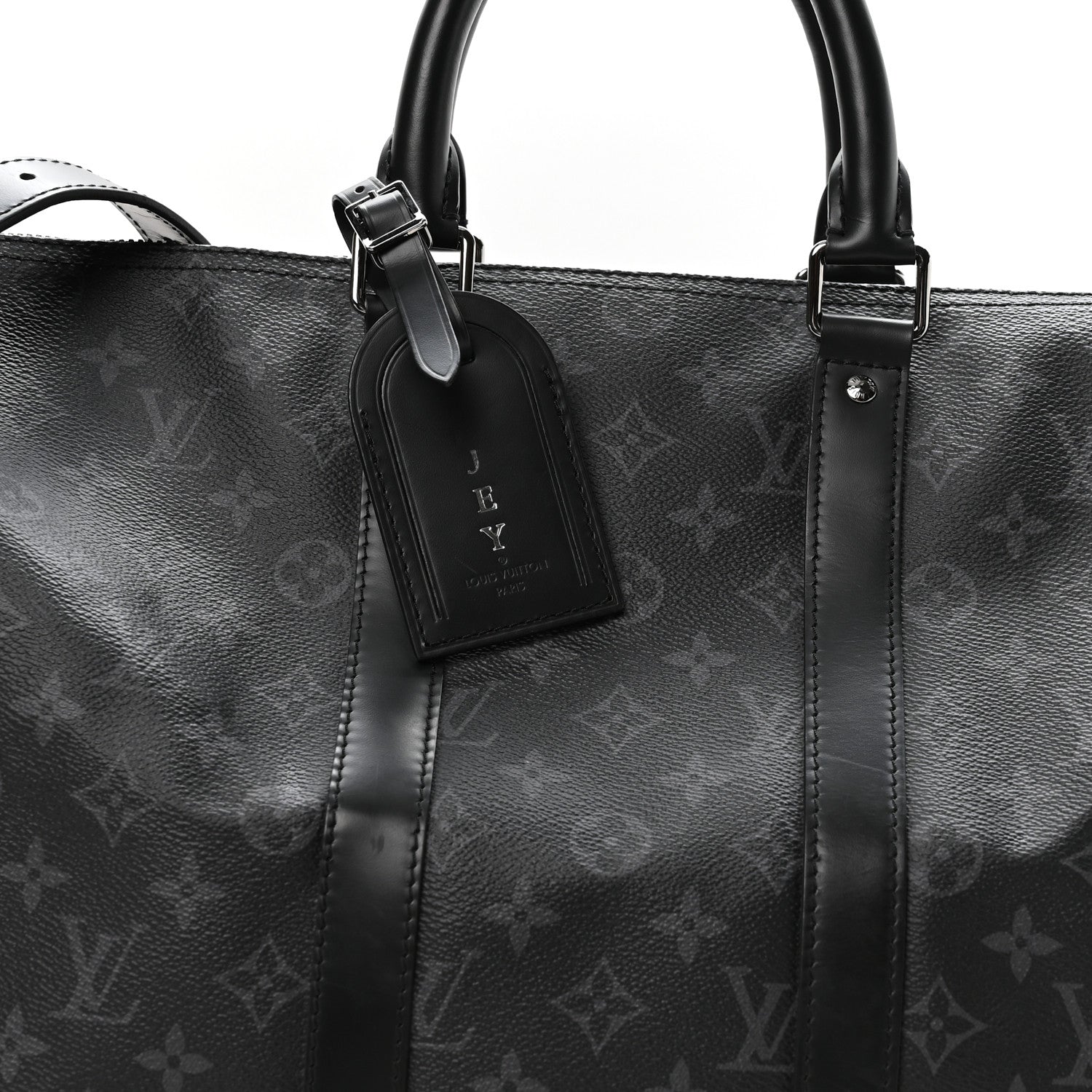Louis Vuitton Monogram Eclipse Keepall Bandouliere 45 9 of 11