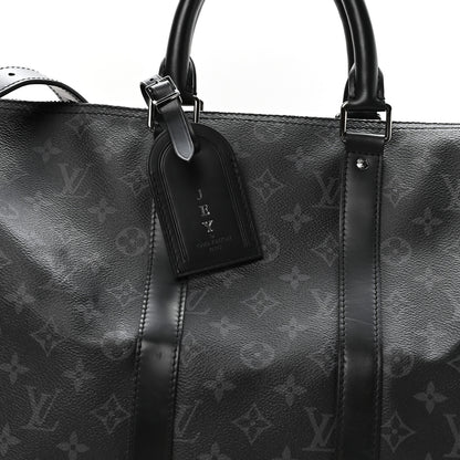 Louis Vuitton Monogram Eclipse Keepall Bandouliere 45 9 of 11