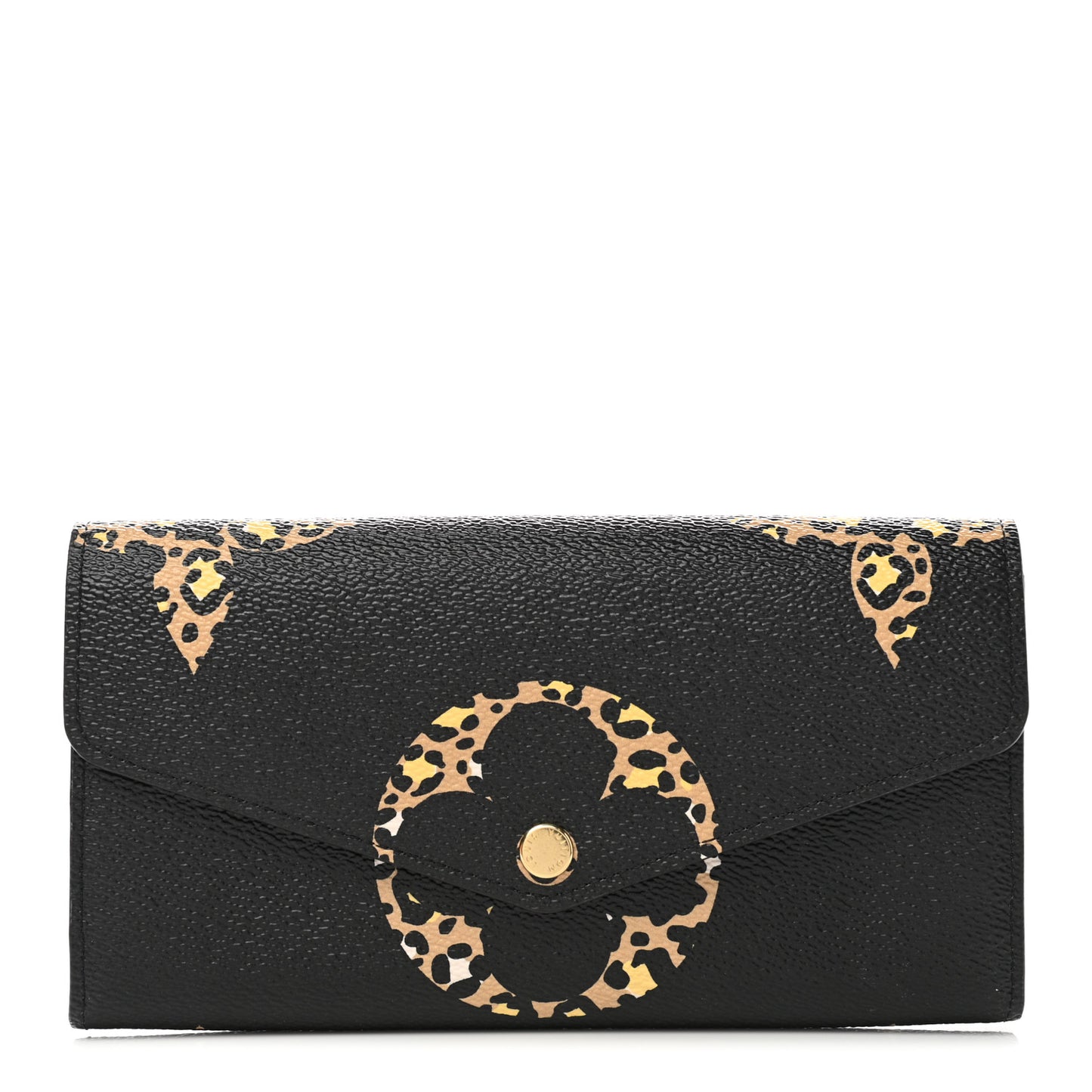 Monogram Giant Jungle Sarah Wallet Black