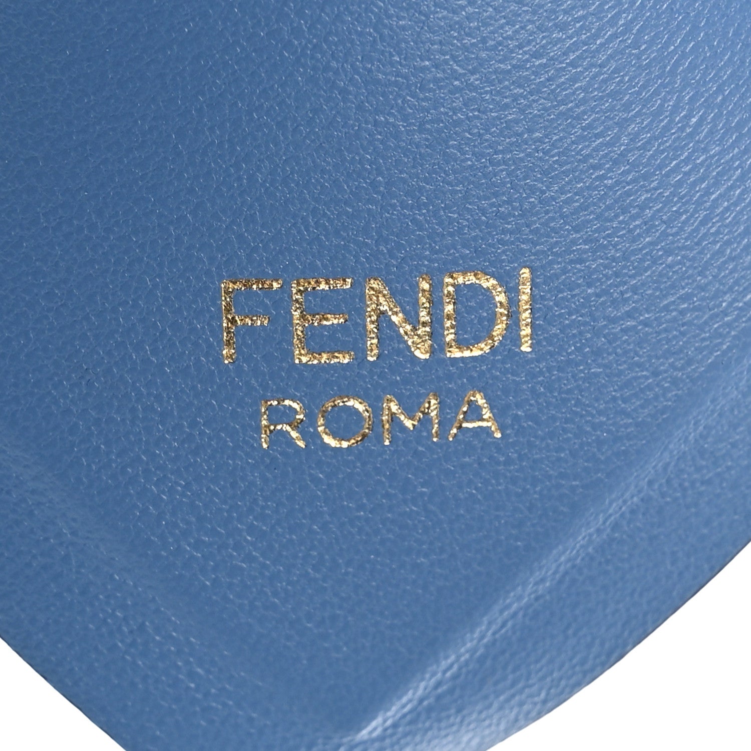 Fendi Nappa Fortune Teller Bag Charm Blue Violet Bianco Ice 3 of 6