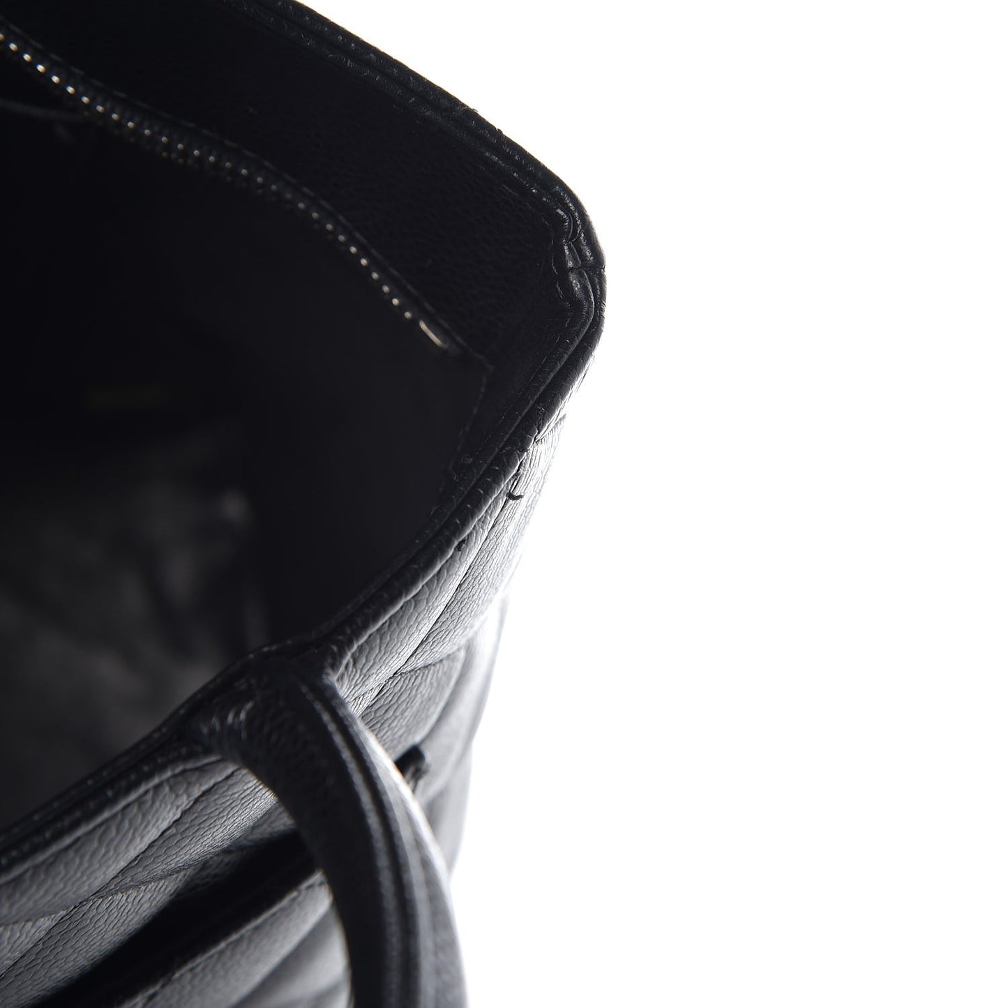 Caviar Quilted Medallion Tote Black