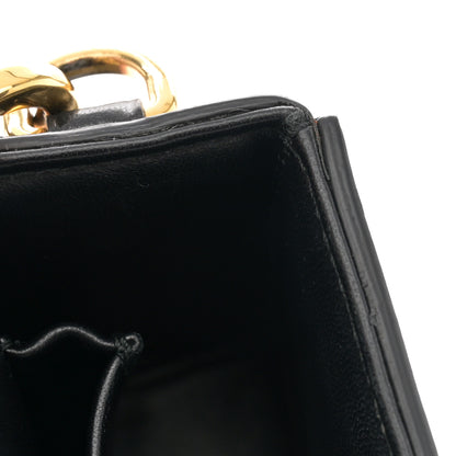 Christian Dior Crackled Lambskin 30 Montaigne Box Bag Black 11 of 14