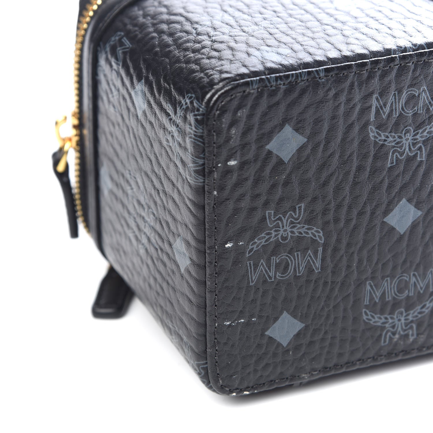 MCM Visetos Vanity Case Black 9 of 10