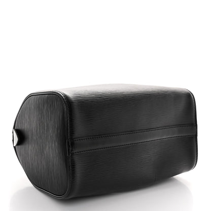 Louis Vuitton Epi Speedy 25 Black 4 of 10