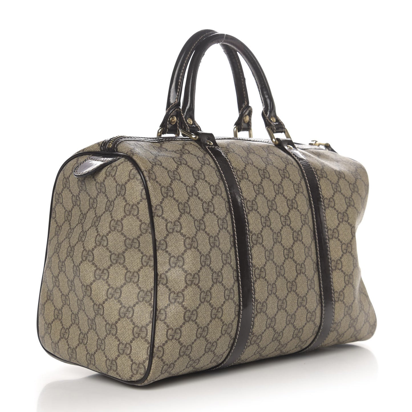 GG Plus Monogram Medium Joy Boston Dark Brown
